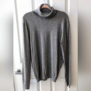 Calvin Klein Silver Women's Turtleneck Size XL